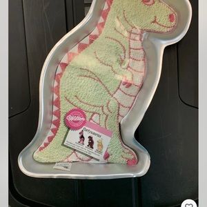 Wilton Retired Cake Pan Partysaurus Dinosaur T-Rex